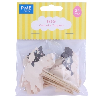 Cupcake Toppers - Sheep